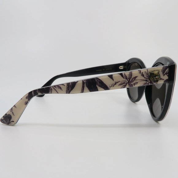 Gucci GG 0028s 011 52mm Floral/Grey Round Women Display Sunglasses main image 8